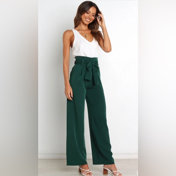 Petal & Pup Pants - Petal and pup kieran trouser pants emerald green